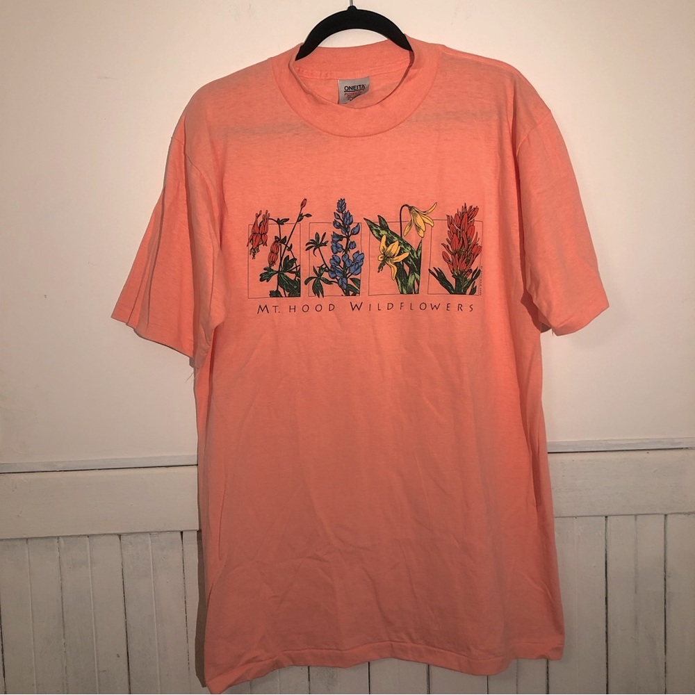 Mt. Hood Flowers vacation T-shirt